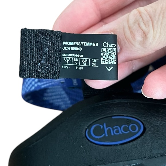 NWB Chaco Z/Cloud X2 Sandal Overhaul Blue size 7 - Picture 11 of 15
